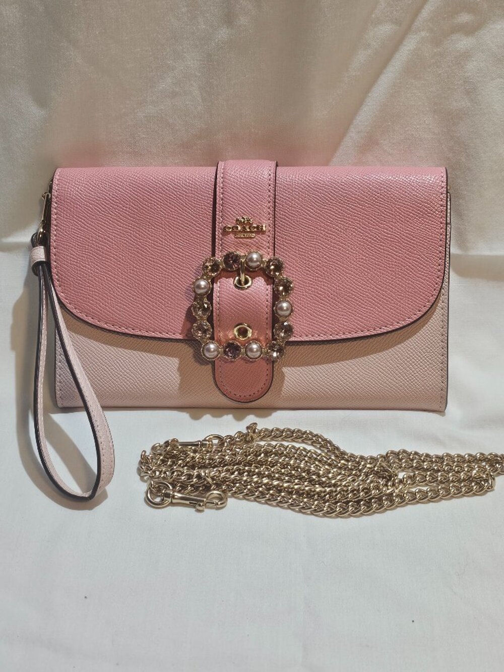 Coach Gemma Pink Clutch/Wristlet/Crossbody